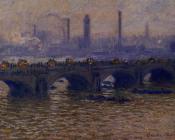 克劳德 莫奈 : Waterloo Bridge, Grey Weather